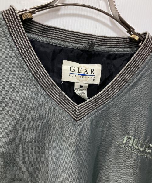 GEAR（ギア）GEAR (ギア) 90s/ナイロンスウェット カーキ サイズ:Lの古着・服飾アイテム