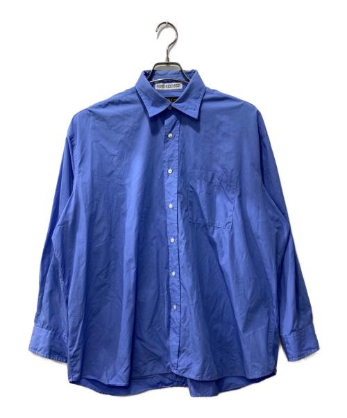 INDIVIDUALIZED SHIRTS（インディビジュアライズドシャツ）INDIVIDUALIZED SHIRTS (インディビジュアライズドシャツ) 長袖シャツ ブルー サイズ:Lの古着・服飾アイテム