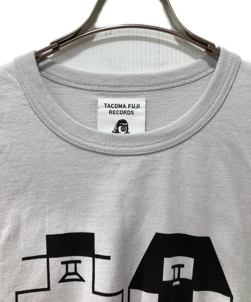TACOMA FUJI RECORDS（タコマ フジ レコード）TACOMA FUJI RECORDS (タコマ フジ レコード) プリントTシャツ グレー サイズ:XLの古着・服飾アイテム