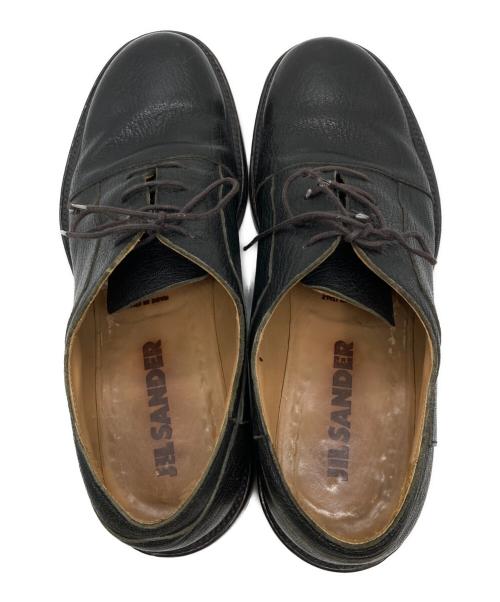 JIL SANDER（ジルサンダー）JIL SANDER (ジルサンダー) レザーシューズ/プレーントゥ ブラック サイズ:9の古着・服飾アイテム