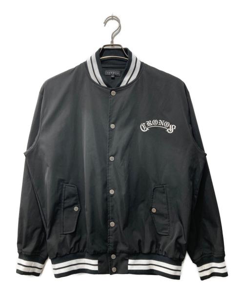 CRONOS（クロノス）CRONOS (クロノス) ライトスタジアムジャンパー ブラック サイズ:38の古着・服飾アイテム