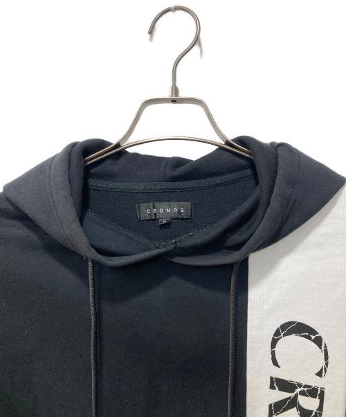 CRONOS（クロノス）CRONOS (クロノス) プルオーバーパーカー ブラック サイズ:Mの古着・服飾アイテム