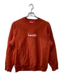 SUPREME（シュプリーム）の古着「裏起毛スウェット/ボックスロゴクルーネック/ラスト」｜ブラウン
