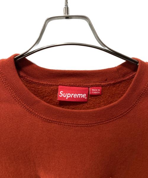 SUPREME（シュプリーム）Supreme (シュプリーム) 裏起毛スウェット/ボックスロゴクルーネック/ラスト ブラウン サイズ:Mの古着・服飾アイテム