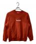 Supreme（シュプリーム）の古着「裏起毛スウェット/ボックスロゴクルーネック/ラスト」｜ブラウン