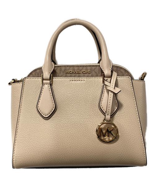MICHAEL KORS（マイケルコース）MICHAEL KORS (マイケルコース) 2WAYショルダーバッグ ベージュの古着・服飾アイテム