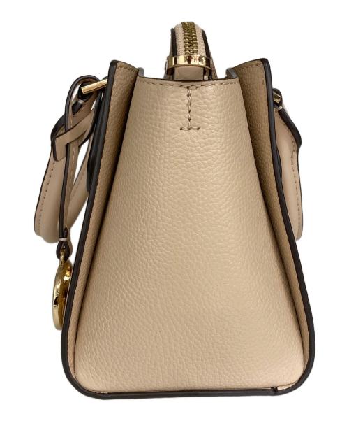 MICHAEL KORS（マイケルコース）MICHAEL KORS (マイケルコース) 2WAYショルダーバッグ ベージュの古着・服飾アイテム