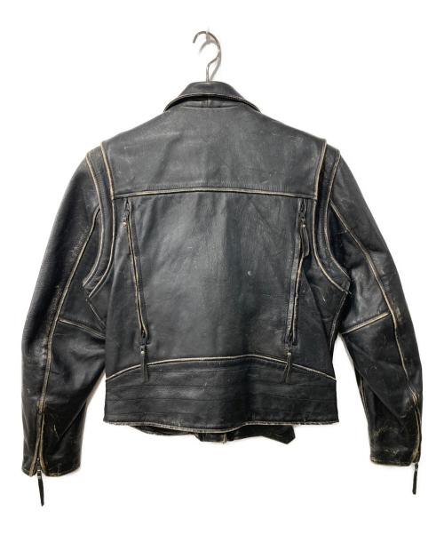 HARLEY-DAVIDSON（ハーレーダビッドソン）HARLEY-DAVIDSON (ハーレーダビッドソン) ダブルライダースジャケット ブラック サイズ:MWの古着・服飾アイテム