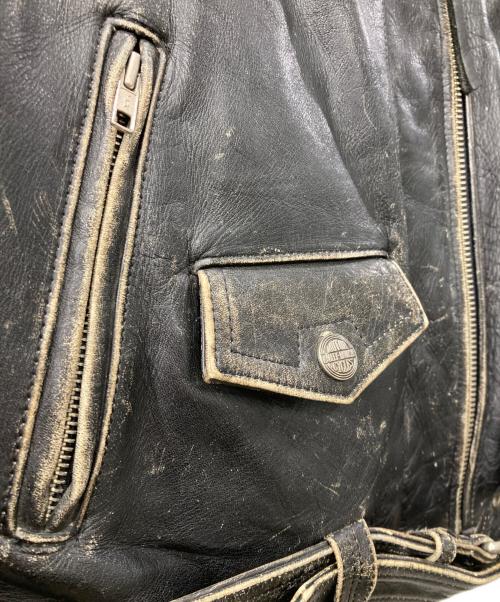 HARLEY-DAVIDSON（ハーレーダビッドソン）HARLEY-DAVIDSON (ハーレーダビッドソン) ダブルライダースジャケット ブラック サイズ:MWの古着・服飾アイテム