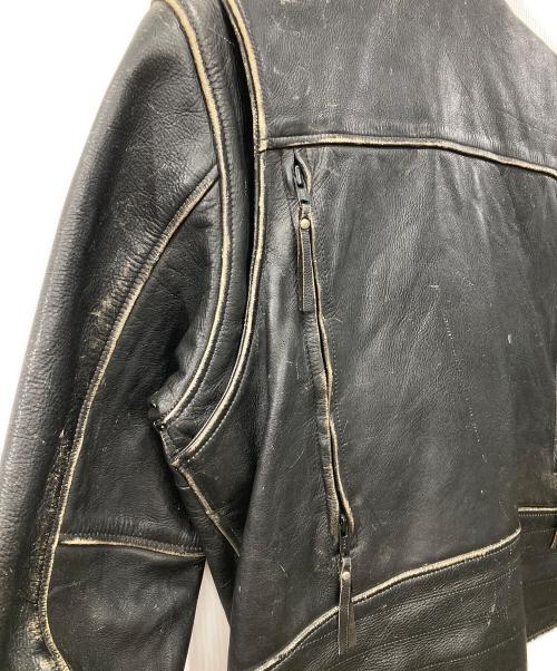 HARLEY-DAVIDSON（ハーレーダビッドソン）HARLEY-DAVIDSON (ハーレーダビッドソン) ダブルライダースジャケット ブラック サイズ:MWの古着・服飾アイテム