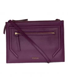 FURLA（フルラ）の古着「ショルダーバッグ」｜パープル