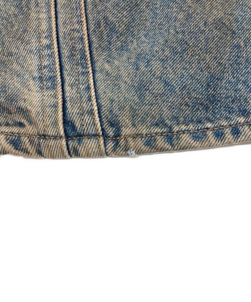 NVRFRGT（ネヴァーフォーゲット）NVRFRGT (ネヴァーフォーゲット) 3D TWISTED WIDE LEG JEANS MUD FADED インディゴ/MUD FADED INDI サイズ:1の古着・服飾アイテム