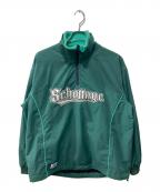 Schottショット）の古着「HALF ZIP JACKET/ナイロンプルオーバージャケット」｜グリーン