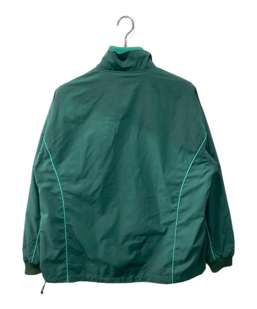 Schott（ショット）Schott (ショット) HALF ZIP JACKET/ナイロンプルオーバージャケット グリーン サイズ:Lの古着・服飾アイテム