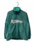 Schott（ショット）の古着「HALF ZIP JACKET/ナイロンプルオーバージャケット」｜グリーン