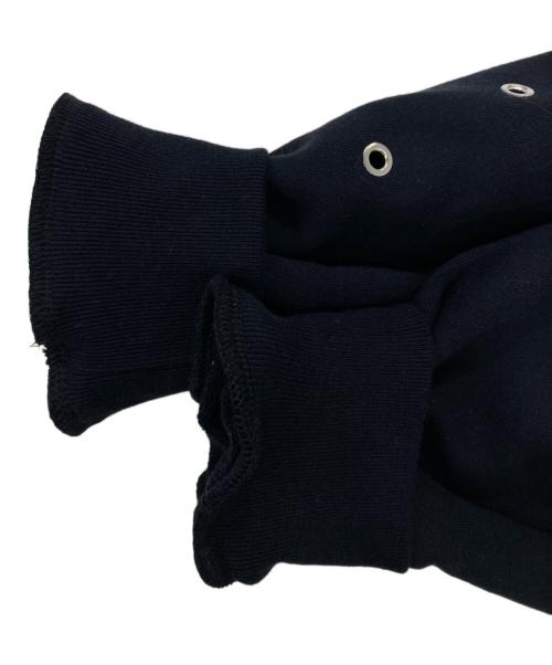 MONKEY TIME（モンキータイム）MONKEY TIME (モンキータイム) アイレット フレンチテリー クルーネック スウェット ブラック サイズ:Mの古着・服飾アイテム