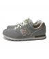 NEW BALANCE (ニューバランス) ローカットスニーカー グレー サイズ:24.5：4000円