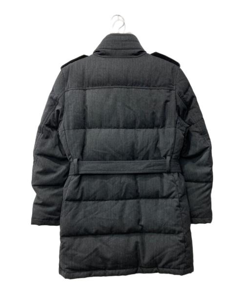 BURBERRY BLACK LABEL（バーバリーブラックレーベル）BURBERRY BLACK LABEL (バーバリーブラックレーベル) ラビットファー ダウンコート グレー サイズ:Mの古着・服飾アイテム