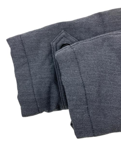 BURBERRY BLACK LABEL（バーバリーブラックレーベル）BURBERRY BLACK LABEL (バーバリーブラックレーベル) ラビットファー ダウンコート グレー サイズ:Mの古着・服飾アイテム