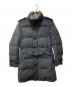 BURBERRY BLACK LABEL（バーバリーブラックレーベル）の古着「ラビットファー ダウンコート」｜グレー