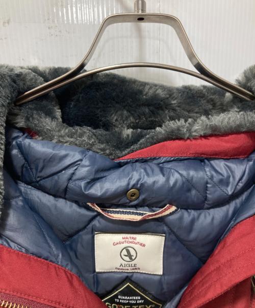 AIGLE（エーグル）AIGLE (エーグル) TELLYDOWN/ダウンコート レッド サイズ:Sの古着・服飾アイテム