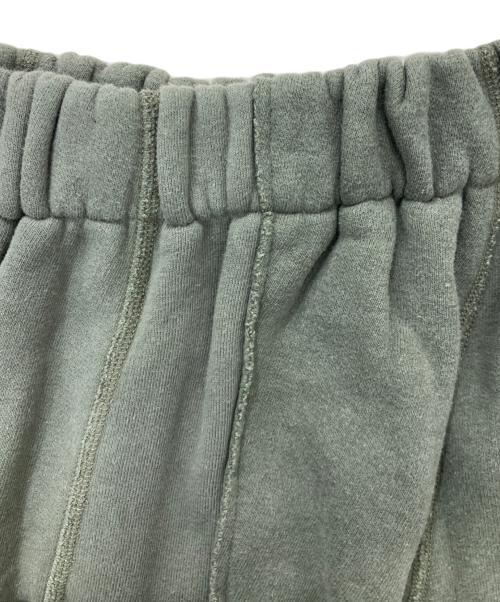 MALION VINTAGE（マリオンヴィンテージ）malion vintage (マリオンヴィンテージ) リメイクスウェットスカート カーキ サイズ:Fの古着・服飾アイテム