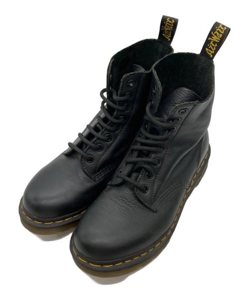 Dr.Martens（ドクターマーチン）Dr.Martens (ドクターマーチン) PASCAL VIRGINIA 8 ホールブーツ ブラック サイズ:UK5の古着・服飾アイテム