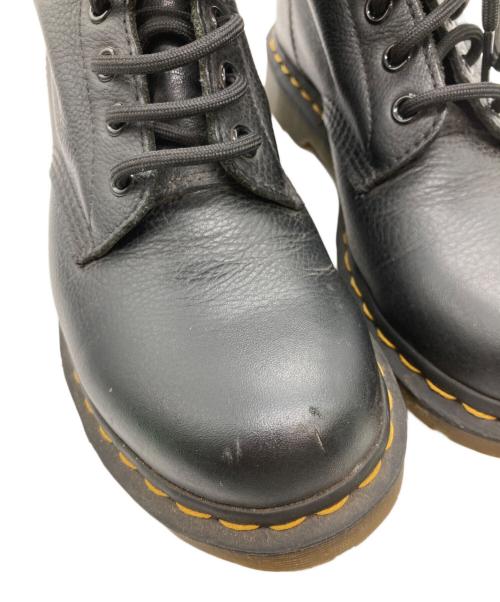 Dr.Martens（ドクターマーチン）Dr.Martens (ドクターマーチン) PASCAL VIRGINIA 8 ホールブーツ ブラック サイズ:UK5の古着・服飾アイテム