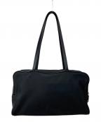 TOUTYESTトゥティエ）の古着「SAC LOQUET NYLON SMALL/スクエアトートバッグ」｜ブラック