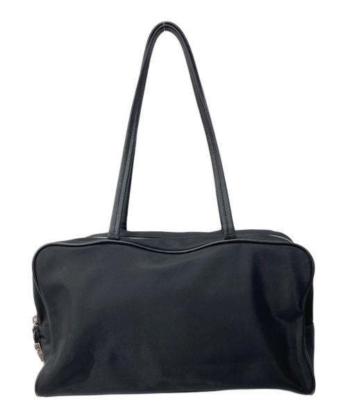TOUTYEST（トゥティエ）TOUTYEST (トゥティエ) SAC LOQUET NYLON SMALL/スクエアトートバッグ ブラックの古着・服飾アイテム