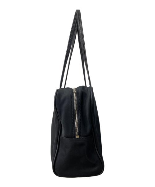 TOUTYEST（トゥティエ）TOUTYEST (トゥティエ) SAC LOQUET NYLON SMALL/スクエアトートバッグ ブラックの古着・服飾アイテム