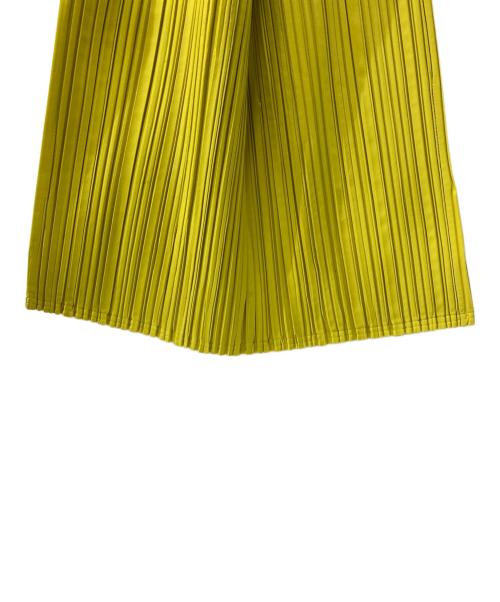 PLEATS PLEASE（プリーツプリーズ）PLEATS PLEASE (プリーツプリーズ) プリーツトートバッグ イエローの古着・服飾アイテム