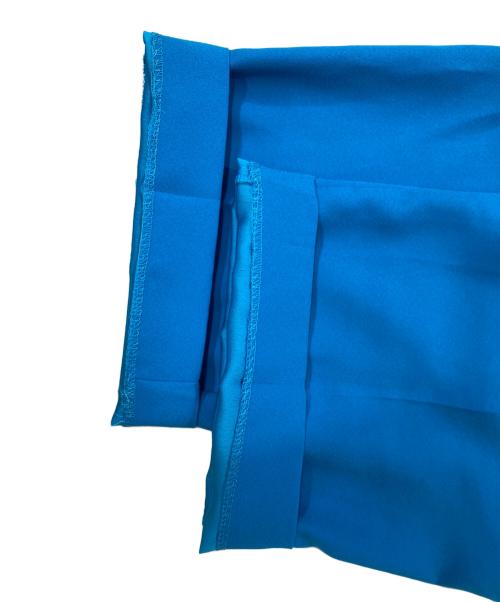 MAISON SPECIAL（メゾンスペシャル）MAISON SPECIAL (メゾンスペシャル) バックサテンイージースラックス ブルー サイズ:36の古着・服飾アイテム