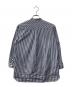 STEVEN ALAN (スティーブンアラン) ストライプバンドカラーシャツ ネイビー サイズ:M：4000円