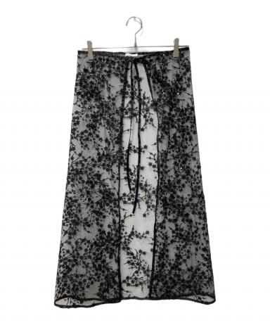 1回着用のみ⭐︎ yaeヤエ Flower spangle wrap skirt 3076001213197335_01_9212w.jpeg
