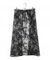 yae（ヤエ）の古着「Flower spangle wrap skirt/フラワースパンコールラップスカート」｜ブラック