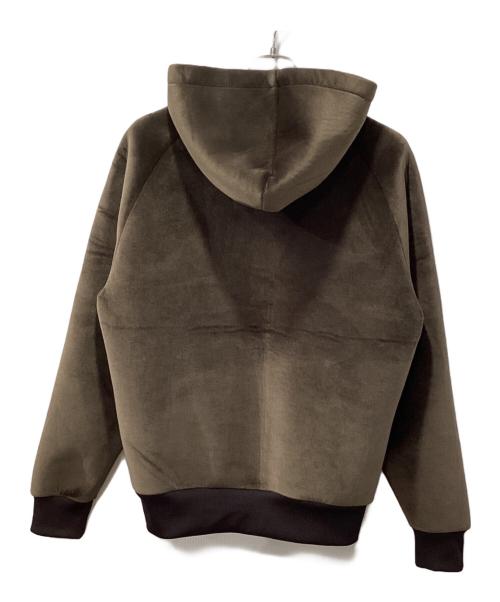 CarHartt（カーハート）CarHartt (カーハート) 80's-90's 三角タグ/ベロアジップパーカー/ジップジャケット ブラウン サイズ:Lの古着・服飾アイテム