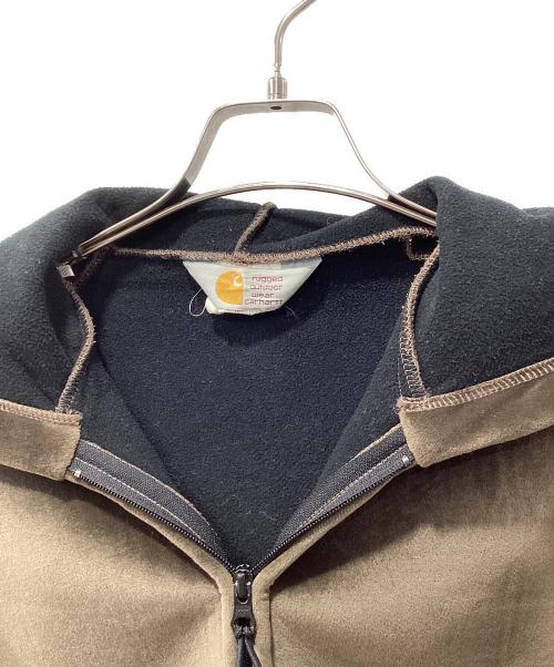 CarHartt（カーハート）CarHartt (カーハート) 80's-90's 三角タグ/ベロアジップパーカー/ジップジャケット ブラウン サイズ:Lの古着・服飾アイテム
