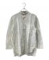 ISSEY MIYAKE MEN（イッセイミヤケメン）の古着「80s/プルオーバーストライプシャツ」｜ブルー×ホワイト