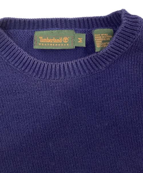 Timberland（ティンバーランド）Timberland (ティンバーランド) 90s/クルーネックニット ネイビー サイズ:Mの古着・服飾アイテム
