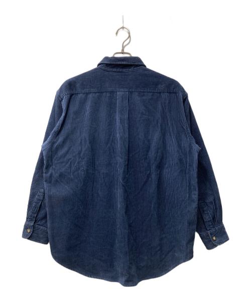 J.CREW（ジェイクルー）J.CREW (ジェイクルー) 90s/プルオーバーコーデュロイシャツ ネイビー サイズ:Mの古着・服飾アイテム