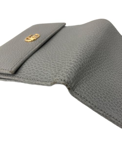 GUCCI（グッチ）GUCCI (グッチ) GGマーモント/3つ折り財布 グレーの古着・服飾アイテム