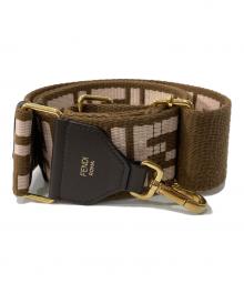 FENDI（フェンディ）の古着「ショルダー ユー/ロゴストラップ」｜ブラウン