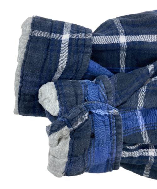 Denim & Supply Ralph Lauren（デニム＆サプライ ラルフローレン）Denim & Supply Ralph Lauren (デニム＆サプライ ラルフローレン) フーデッドチェックシャツ ネイビー サイズ:Mの古着・服飾アイテム