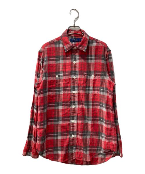 POLO RALPH LAUREN（ポロ・ラルフローレン）POLO RALPH LAUREN (ポロ・ラルフローレン) チェックシャツ レッド サイズ:SPの古着・服飾アイテム