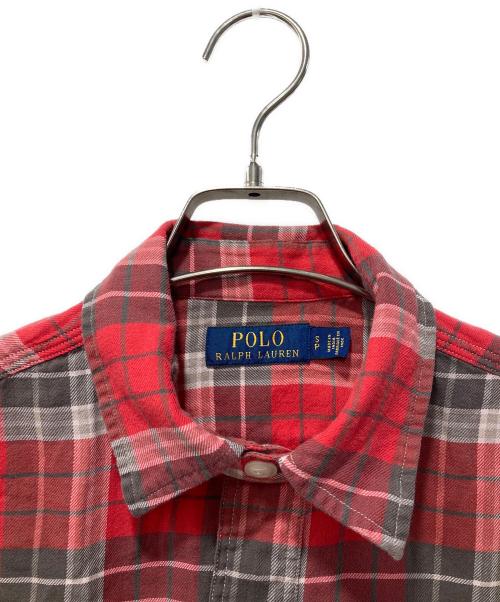 POLO RALPH LAUREN（ポロ・ラルフローレン）POLO RALPH LAUREN (ポロ・ラルフローレン) チェックシャツ レッド サイズ:SPの古着・服飾アイテム