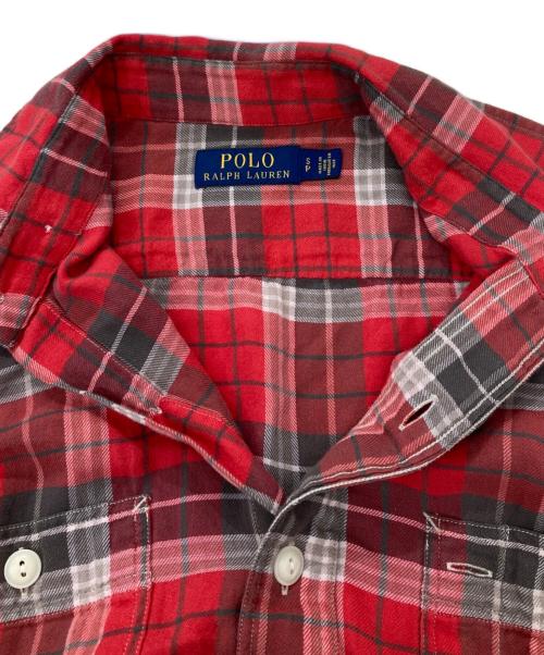POLO RALPH LAUREN（ポロ・ラルフローレン）POLO RALPH LAUREN (ポロ・ラルフローレン) チェックシャツ レッド サイズ:SPの古着・服飾アイテム