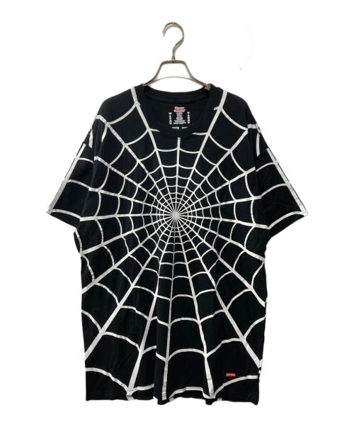 Hanes（ヘインズ）Hanes (ヘインズ) MARVEL (マーベル) SUPREME (シュプリーム) スパイダーマンTee ブラック サイズ:XLの古着・服飾アイテム