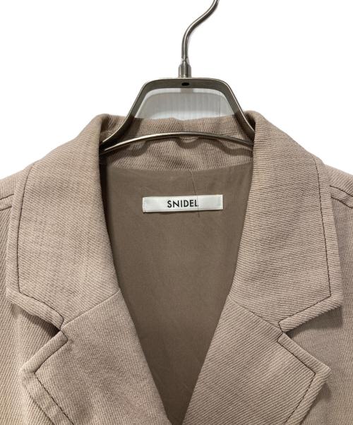 Snidel（スナイデル）Snidel (スナイデル) プリーツノースリジャケットワンピース ベージュ サイズ:０の古着・服飾アイテム