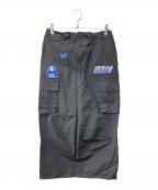 X-GIRL×moussyエックスガール×マウジー）の古着「Xg Utility Cargo Skirt/ユーティリティカーゴスカート」｜グレー